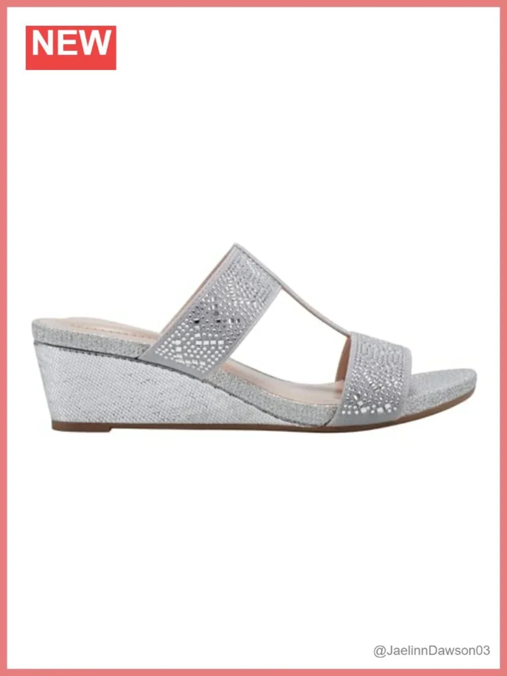 Womens Wedge Sandals Slingback Slip-On PU Lace